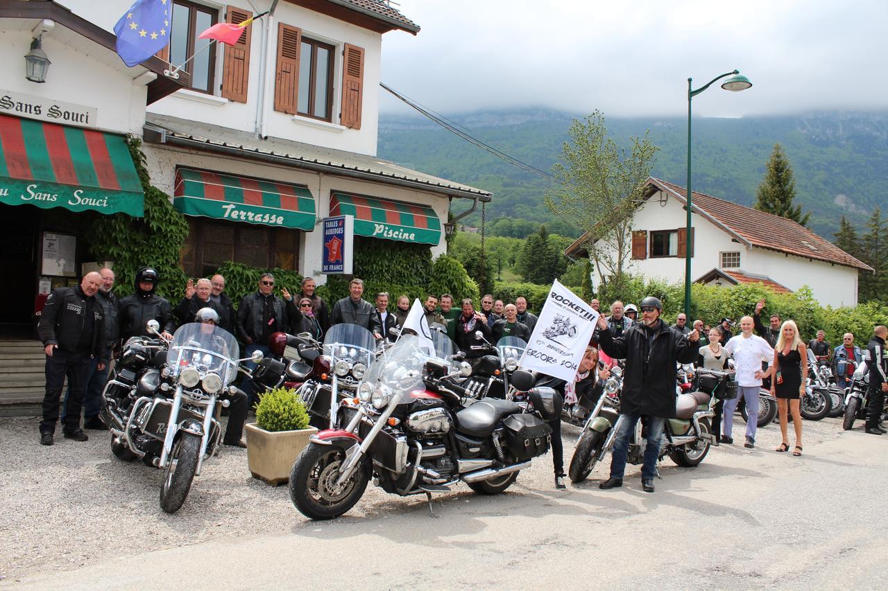 Au Sans Souci Hotel Saint-Paul-les-Monestier Bagian luar foto