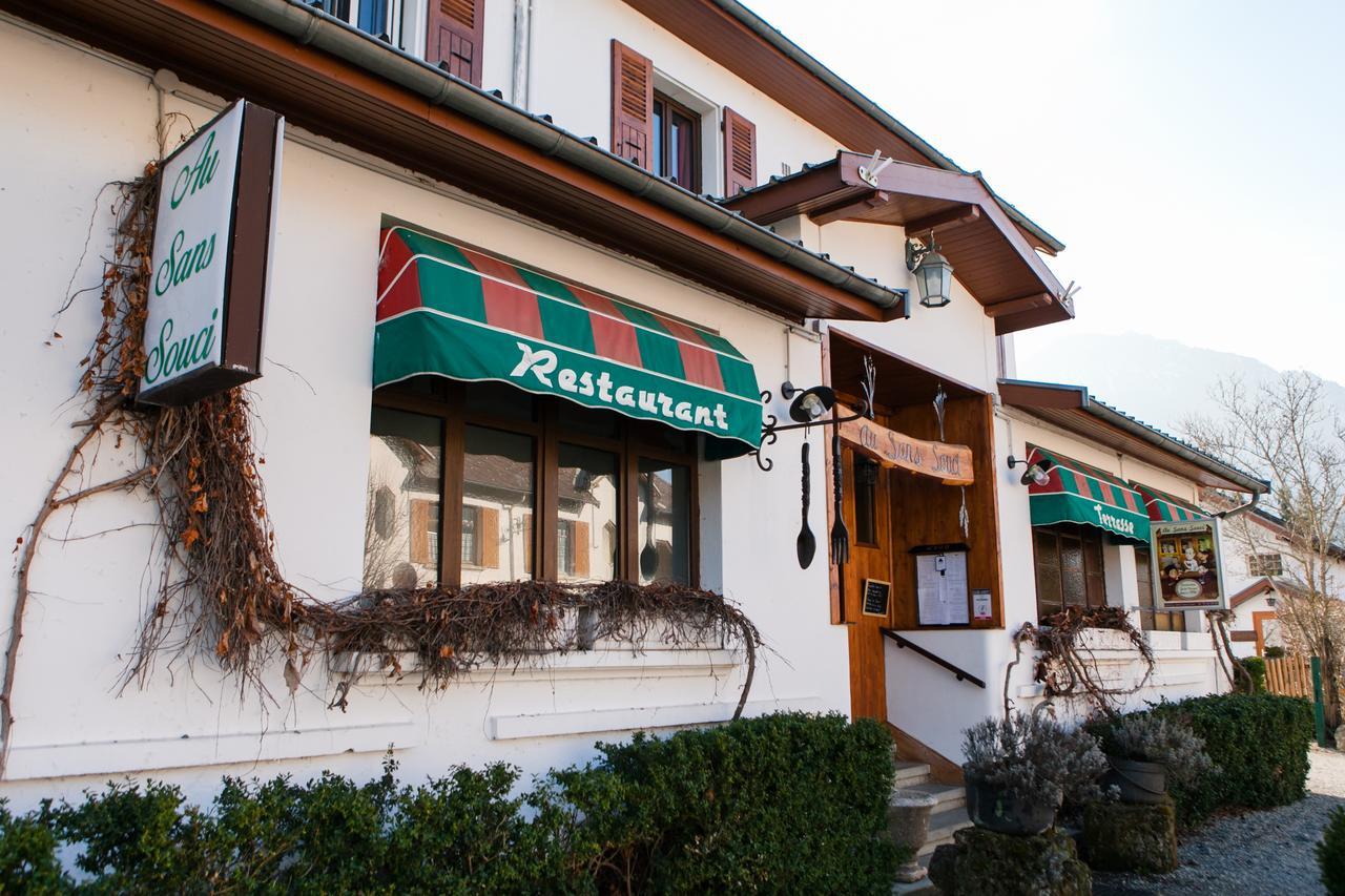 Au Sans Souci Hotel Saint-Paul-les-Monestier Bagian luar foto